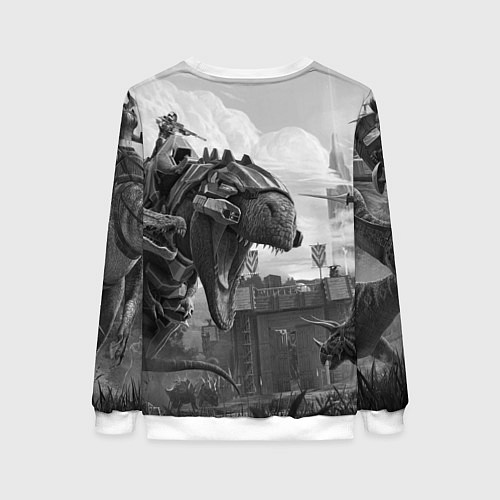 Женский свитшот Ark Survival Evolved / 3D-Белый – фото 2