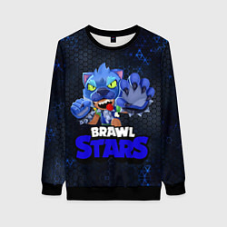 Женский свитшот Brawl Stars Blue Hex