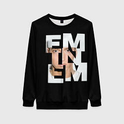Свитшот женский Eminem, цвет: 3D-черный