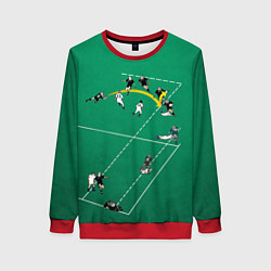 Женский свитшот Игра в регби