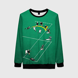 Женский свитшот Игра в регби