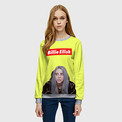 Свитшот женский BILLIE EILISH, цвет: 3D-меланж — фото 2