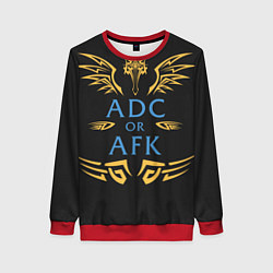 Свитшот женский ADC of AFK, цвет: 3D-красный