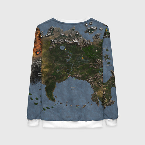 Женский свитшот ГЕРОИ 3 / 3D-Белый – фото 2