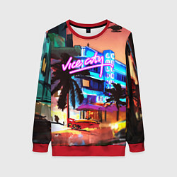 Свитшот женский GTA: VICE CITY, цвет: 3D-красный