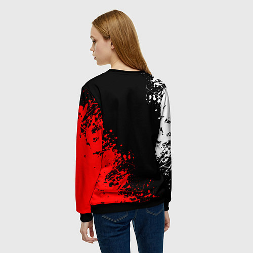 Женский свитшот PUBG / 3D-Черный – фото 4