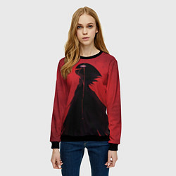 Свитшот женский Hollow Knight, цвет: 3D-черный — фото 2