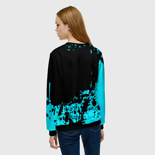 Женский свитшот ВДВ / 3D-Черный – фото 4