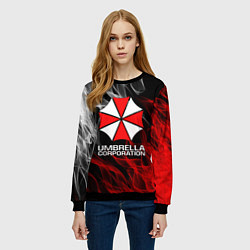 Свитшот женский UMBRELLA CORP, цвет: 3D-черный — фото 2