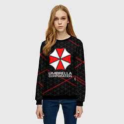 Свитшот женский UMBRELLA CORP, цвет: 3D-черный — фото 2
