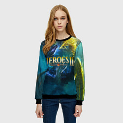 Свитшот женский Heroes of Might and Magic, цвет: 3D-черный — фото 2