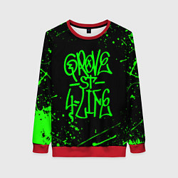 Свитшот женский GROVE STREET GTA, цвет: 3D-красный