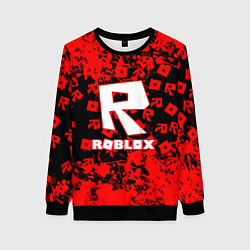 Свитшот женский Roblox, цвет: 3D-черный