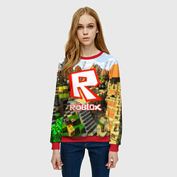 Свитшот женский ROBLOX, цвет: 3D-красный — фото 2