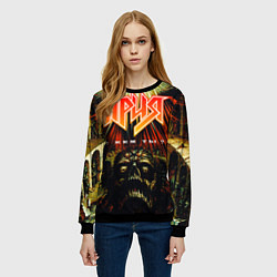 Свитшот женский Ария, цвет: 3D-черный — фото 2