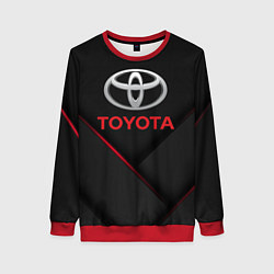 Свитшот женский TOYOTA, цвет: 3D-красный