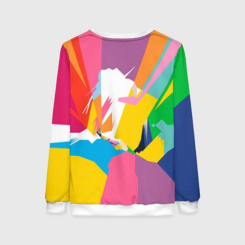 Женский свитшот BILLIE EILISH / 3D-Белый – фото 2
