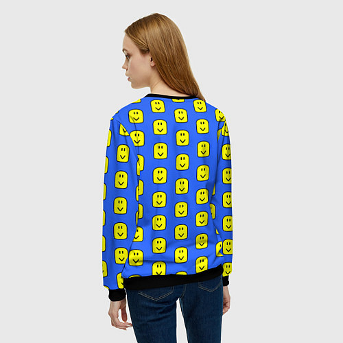Женский свитшот ROBLOX / 3D-Черный – фото 4
