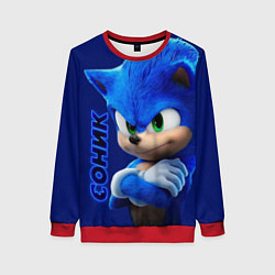 Свитшот женский SONIC, цвет: 3D-красный