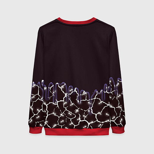 Женский свитшот Pyrokinesis / 3D-Красный – фото 2