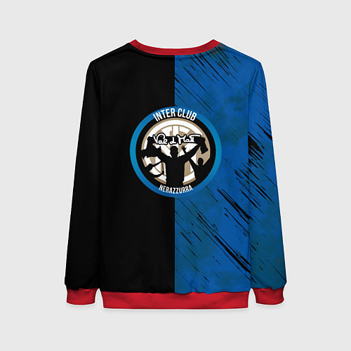 Женский свитшот Интер / 3D-Красный – фото 2