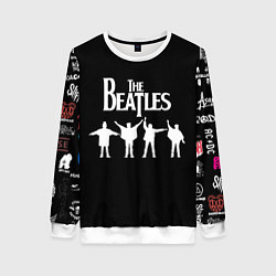 Свитшот женский Beatles, цвет: 3D-белый
