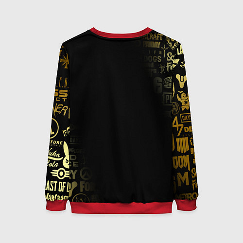Женский свитшот FORTNITE / 3D-Красный – фото 2
