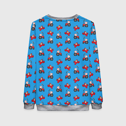 Женский свитшот Поросенок Пётр / 3D-Меланж – фото 2