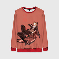 Свитшот женский Чуя Накахара, цвет: 3D-красный