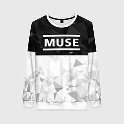 Свитшот женский Muse, цвет: 3D-белый