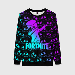 Свитшот женский FORTNITE X MARSHMELLO, цвет: 3D-черный