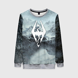 Свитшот женский THE ELDER SCROLLS, цвет: 3D-меланж