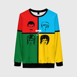 Свитшот женский Queen, цвет: 3D-черный