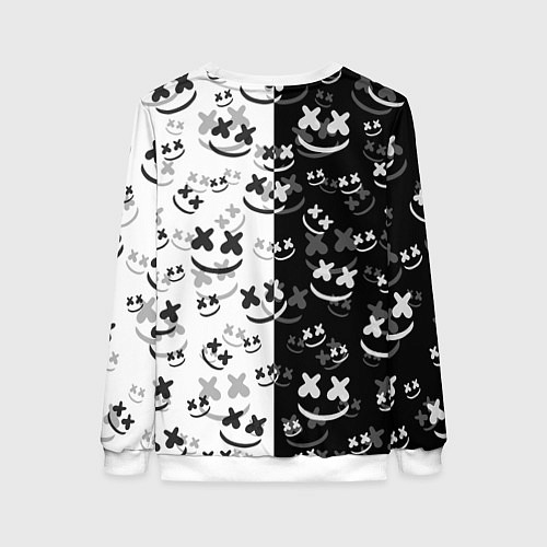 Женский свитшот Fortnite & Marshmello / 3D-Белый – фото 2