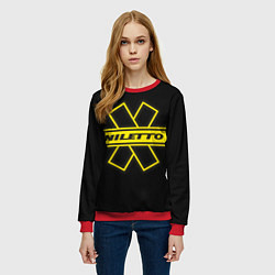 Свитшот женский NILETTO, цвет: 3D-красный — фото 2