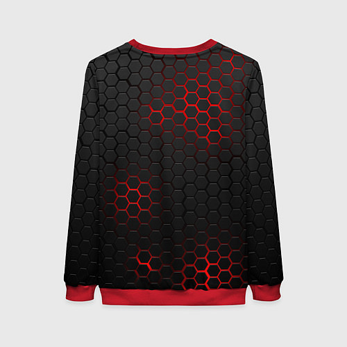 Женский свитшот FORTNITE IKONIK / 3D-Красный – фото 2