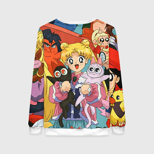 Женский свитшот СЕЙЛОР МУН / 3D-Белый – фото 2