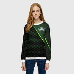 Свитшот женский Land Rover, цвет: 3D-белый — фото 2