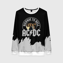 Свитшот женский ACDC, цвет: 3D-белый