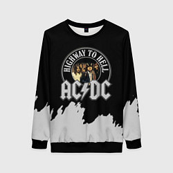 Свитшот женский ACDC, цвет: 3D-черный