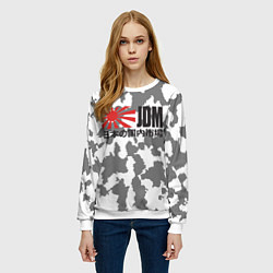 Свитшот женский JDM Style, цвет: 3D-белый — фото 2