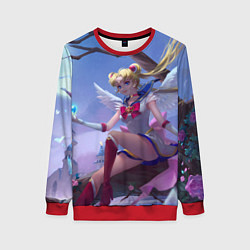 Свитшот женский СЕЙЛОР МУН, цвет: 3D-красный