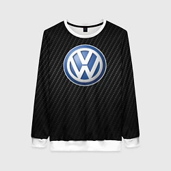 Свитшот женский Volkswagen Logo, цвет: 3D-белый