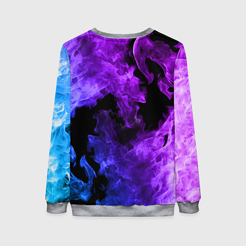 Женский свитшот SONIC / 3D-Меланж – фото 2