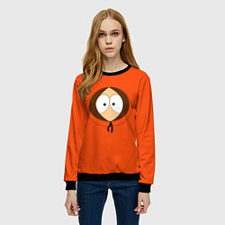 Свитшот женский Кенни, цвет: 3D-черный — фото 2