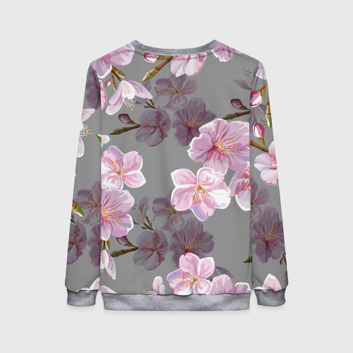Женский свитшот САКУРА / 3D-Меланж – фото 2
