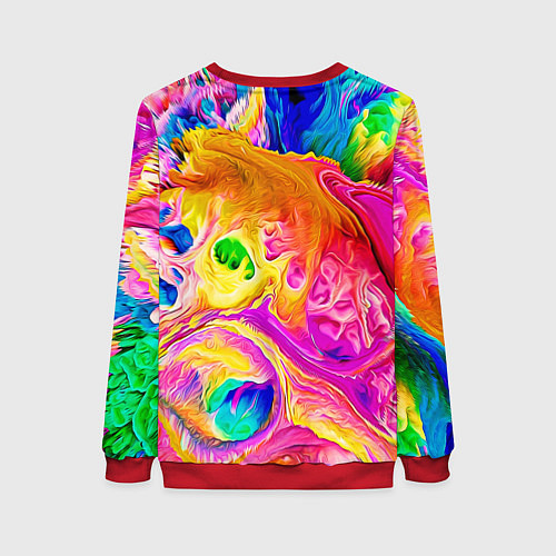 Женский свитшот TIE DYE / 3D-Красный – фото 2