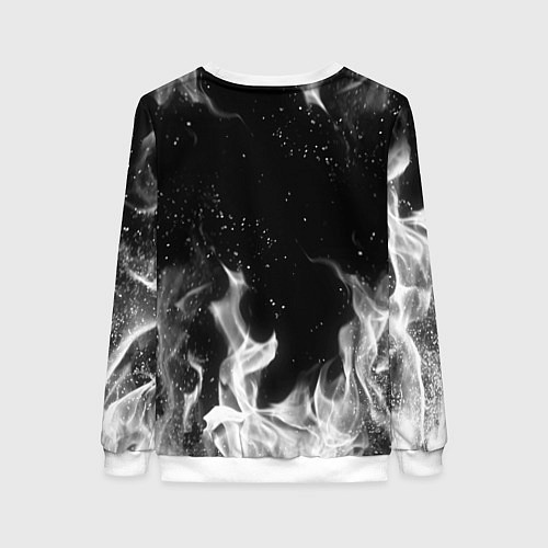 Женский свитшот БЕЛЫЙ ОГОНЬ / 3D-Белый – фото 2