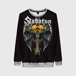 Свитшот женский SABATON, цвет: 3D-меланж