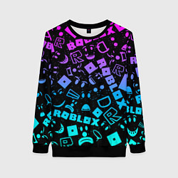 Свитшот женский Roblox, цвет: 3D-черный